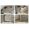 thumbnail image 4 of Luku Dresser for Bedroom,12 Drawer Dressers & Chests of Drawers, Wood Storage Drawer Dresser with Power Outlet, 61 Inch, 4 of 9