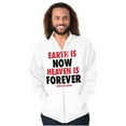thumbnail image 5 of Earth is Now Heaven is Forever Zip Up Hoodie Men's Women's Brisco Brands S, 5 of 6