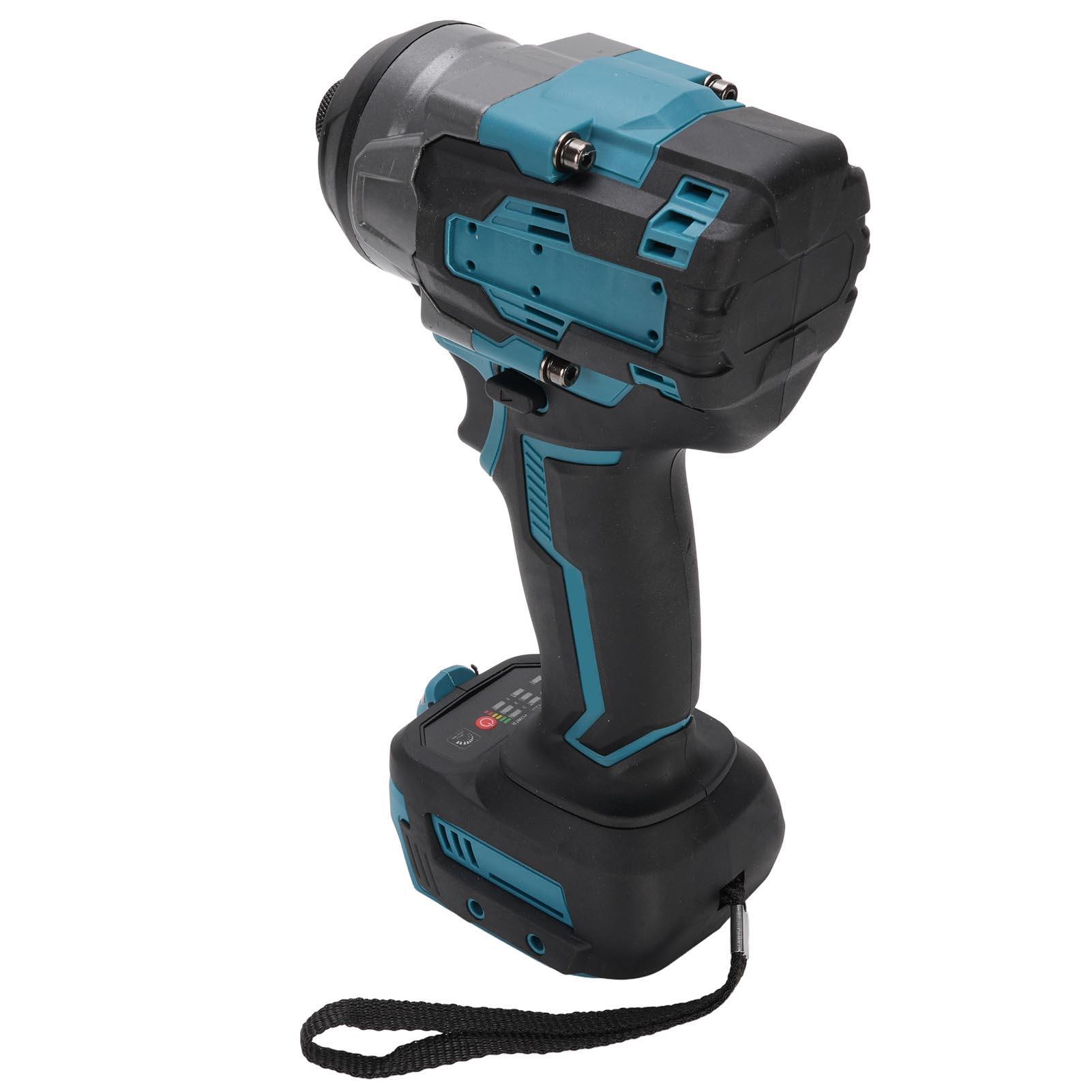 Yajisi 1/4in Cordless Impact Wrench - 550Nm High Torque Driver with 3 Speeds, LED Work Light, Compatible with BL1840 Lithium Battery