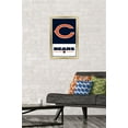 thumbnail image 2 of NFL Chicago Bears - Logo 21 Wall Poster, 14.725" x 22.375", Framed, 2 of 3