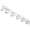 White, variant on Aluminum Alloy Curtain Track, S-shaped Wavy Mute Sliding Curtain Rail, Ceiling Mount For Living Room Bedroom Room Divider,