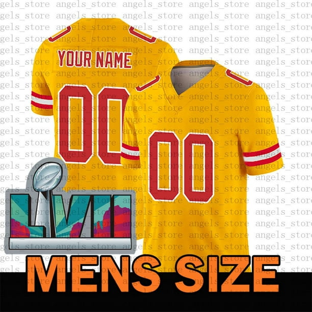 NFL_Jerseys 23A 15 Patrick Mahomes 87 Travis Kelce Custom Football