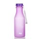 thumbnail image 3 of Botella de agua de cristal transparente esmerilada a prueba de fugas de plástico, botella de agua portátil de 550 ml para viajes, yoga, correr, acampar, 3 of 5