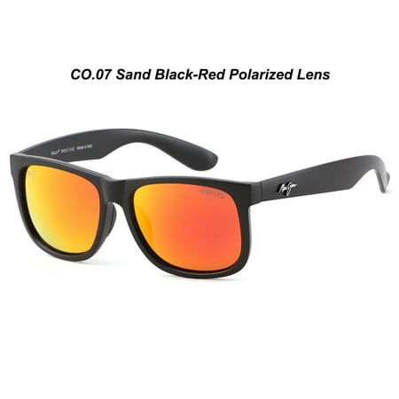 Maui Jim MJRED SANDS sand black-red polarized lens Sunglasses