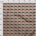 thumbnail image 3 of oneOone Rayon Rust Brown Fabric Travel Craft Projects Decor Fabric Printed By The Yard 56 Inch Wide, 3 of 5