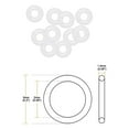 thumbnail image 3 of Uxcell 5mm OD 2mm ID 1.5mm Width Silicone Seal O-Rings White 10 Pack, 3 of 4