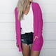 thumbnail image 1 of Chaquetas y abrigos casuales sin capucha de manga larga para mujer, blusa casual de manga larga de color liso con bolsillo, cárdigan, abrigo para mujer, 1 of 6