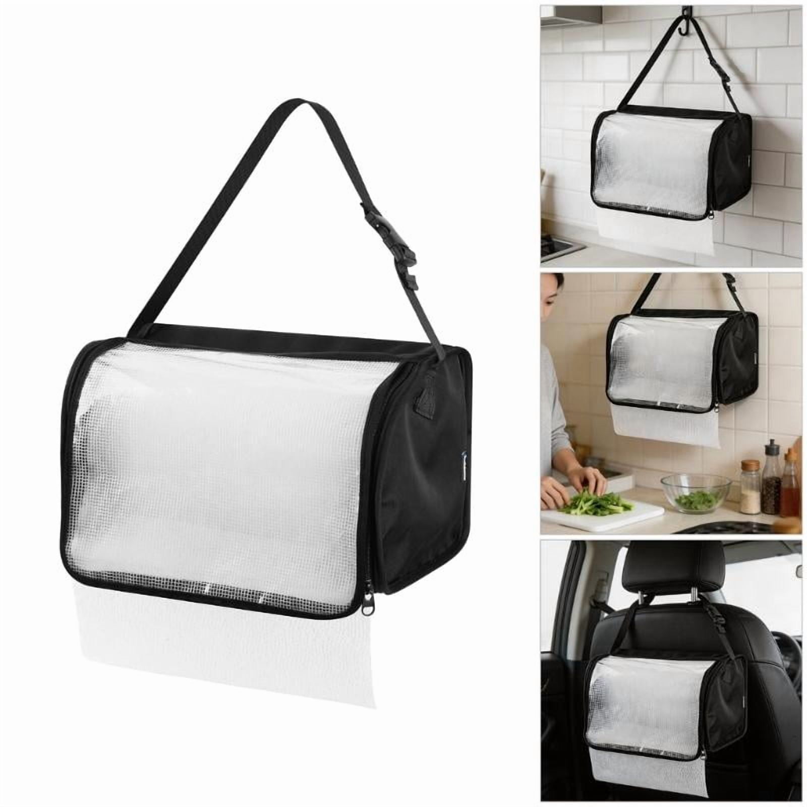 CEORPER Waterproof Kitchen Towel Dispenser With Clear Cover Paper Towels Holder