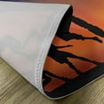 thumbnail image 5 of Ambesonne Teen Room Place Mats Set of 4, Boys Play Basketball, Standard Size, Dark Coral Black Yellow, 5 of 6