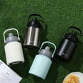 thumbnail image 3 of Soidarity Jarra de agua portátil a prueba de fugas, gran capacidad de 1200ml, fácil de beber, botella de agua de medio galón aislada Ropa Deportiva, Zapatos negro, 3 of 6