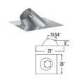 thumbnail image 2 of Duravent 6Dp-F12dsa 6" Adjustable Flashing For 7/12-12/12 Pitch Roofs - Silver, 2 of 2