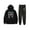 Black-YM10820, variant on Nicholas Chavez Hoodies Jogger Pants Suit Casual Wear Fashion Sweatshirt Sweatpant Sets