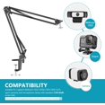 thumbnail image 3 of Adjustable Desktop Clamp Suspension Boom Scissor Mount Stand Holder for Logitech Webcam C922 C930e C930 C920, 3 of 5