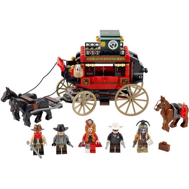 LEGO The Lone Ranger Stagecoach Escape Set (79108) with Cowboys