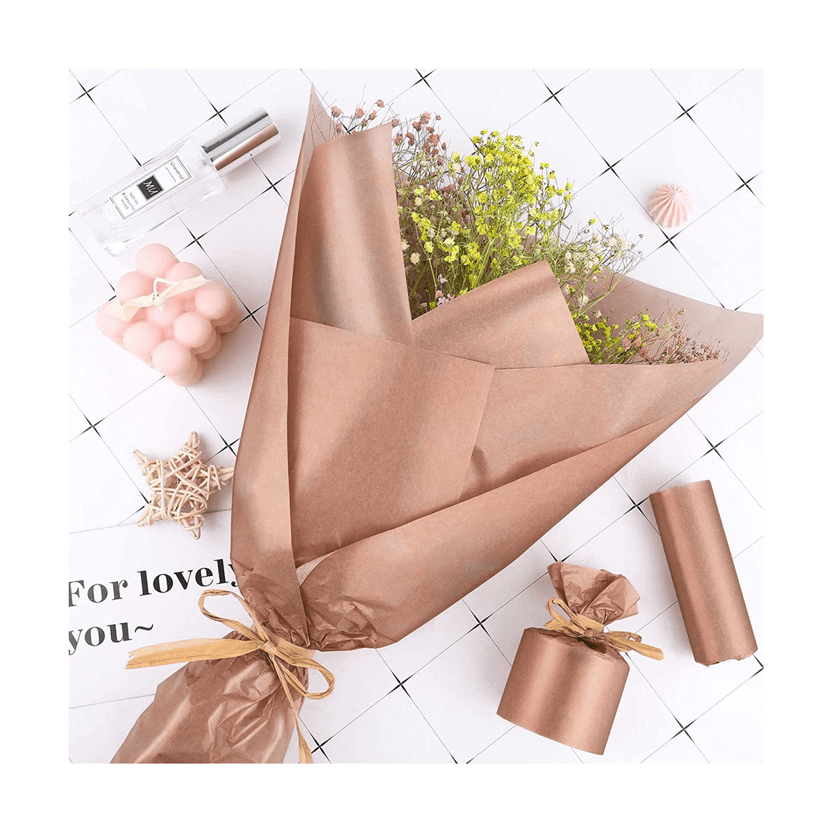 600 Sheets Tissue Paper Bulk,Metallic for Weddings,Birthday ,Showers,Arts Crafts,DIY,Christmas