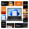 thumbnail image 2 of Laptop HP 245 G9 AMD Ryzen 3 3250U RAM 16GB 512GB SSD 14' Windows 11 Home Teclado Español negro, 2 of 5