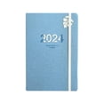 thumbnail image 4 of Cuaderno Planificador 2024, Cuaderno con Lista de Tareas Pendientes, Organizador de Gestión Del Tiempo, Cubierta de PU, Planificador Mensual, 156 Hoja , azul, 4 of 8