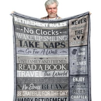 Retirement Gifts for Women/Men 2024, Best Retirement Gifts Ideas, Funny Farewell Gifts for Coworkers Women, Going Away Gift, Goodbye Gifts for Coworkers, Coworker Leaving Gift Blanket 60X50in