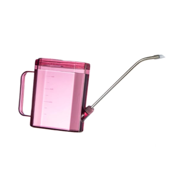 Regadera para plantas de interior de 1 l para jardinería interior y exterior. Rosa