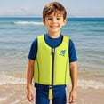 thumbnail image 2 of Toddler Life Jacket Adjustable Safety Strap Epe Foam Swim Vest Coast Guard Approved Life Vest Child Float Swimsuit Swimwear Buoyancy Jacket for Swimming, Boating & Water Sports, 2 of 3