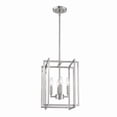 thumbnail image 4 of Golden Lighting Tribeca 4-Light Pendant in Matte Black with Aged Brass Accents, 4 of 5