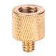 thumbnail image 4 of Mugast Tornillo Adaptador de, latón 3/8 '' Hembra a 1/4 '' Macho Trípode de cámara Tornillo Adaptador Ligero para trípode de cámara y Soporte Tornillo de Placa de Carga rápida Khall 2.21419E+12, 4 of 5