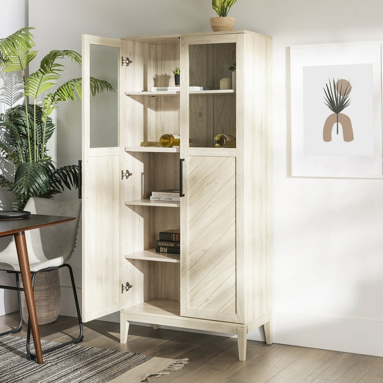 Chevron bar cabinet deals