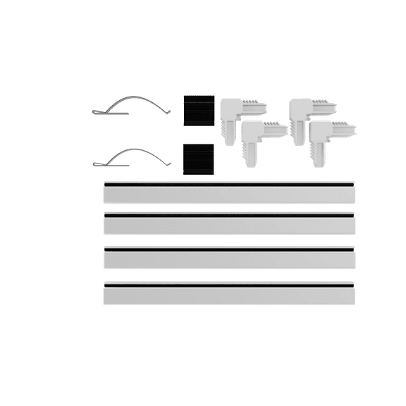 DIY Window Screen Kit (36" - 5/16 x 3/4", White)