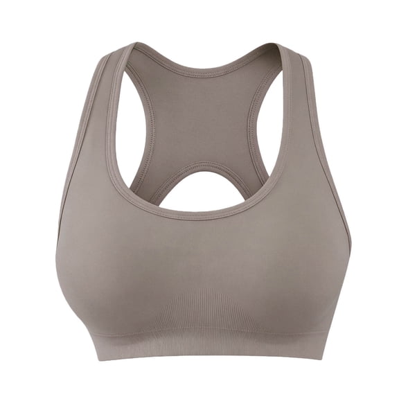 Fsgntruao Racerback Sports Bras for Women Fitness Running Gym Shockproof No Steel Ring Yoga Tank Top
