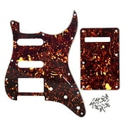 IKN HSS 11 Holes Strat Electric Guitar Pickguard and Back Plate for Standard