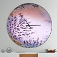 thumbnail image 2 of Designart 'Crystal Dendrite macro ' Modern wall clock, 2 of 6
