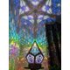 thumbnail image 1 of Lámpara de proyección de suelo con cielo estrellado y mosaico bohemio, lámpara de pie con estrella polar, luces de noche de colores LED Afortunado Sencillez, 1 of 5