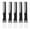 Black, variant on hair pick comb 5pcs Carbon Lift Teasing Combs with Metal Prong Stainless Steel Hair Salon(7.64"X1.02"X0.2")