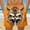 Orange, variant on Mens Beach Shorts Summer Drawstring Waist Funny Cat Expression Print Summer Swim Trunks Novelty Beachwear Sports Vacation Shorts with Pockets