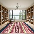 thumbnail image 2 of ODIKA 4'x6' Machine Washable Non-Slip Area Rug, Abstract Pink High Traffic Rug, Pink, 1290122, 2 of 7