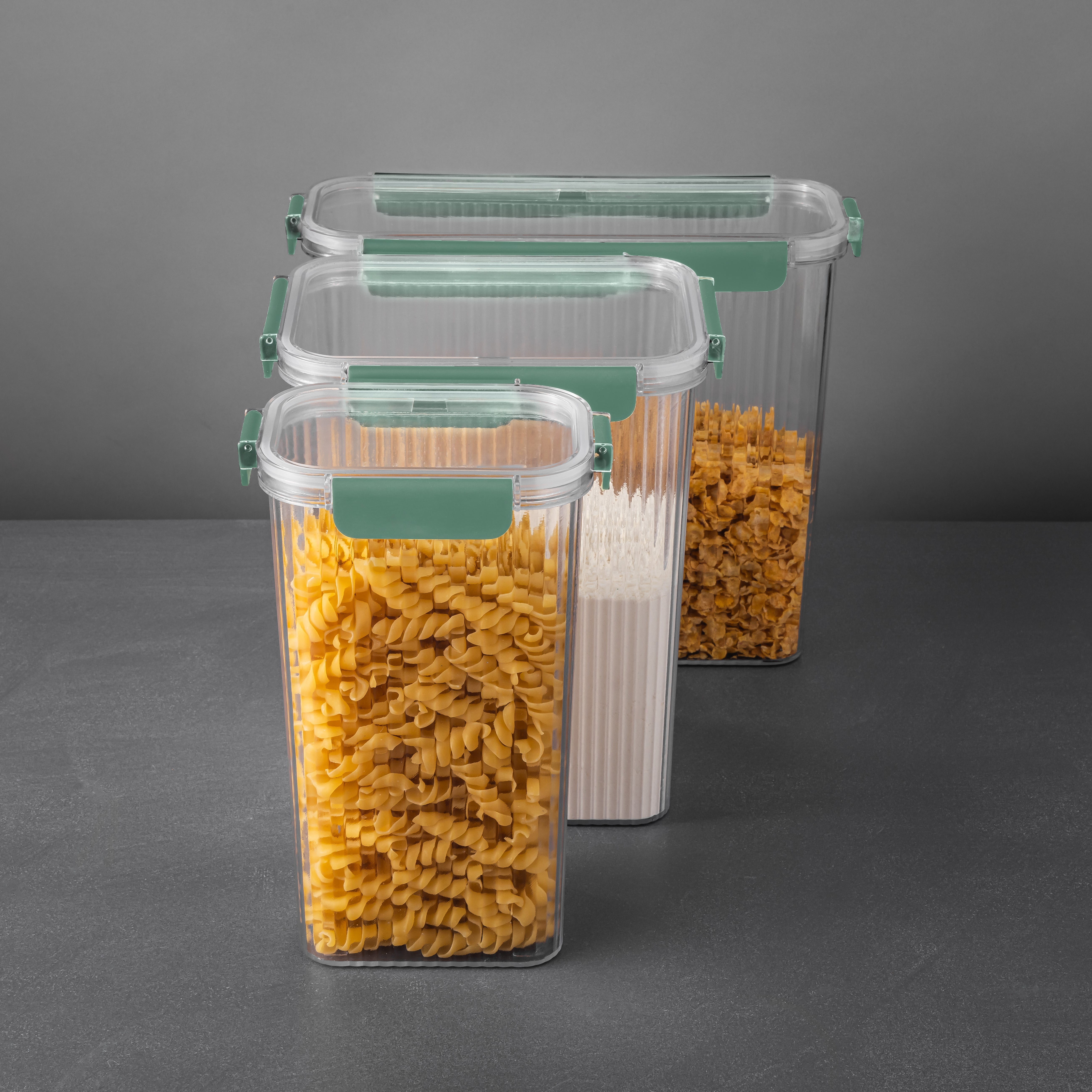 Thyme & Table 8 Piece Pantry Storage Container Set, Green