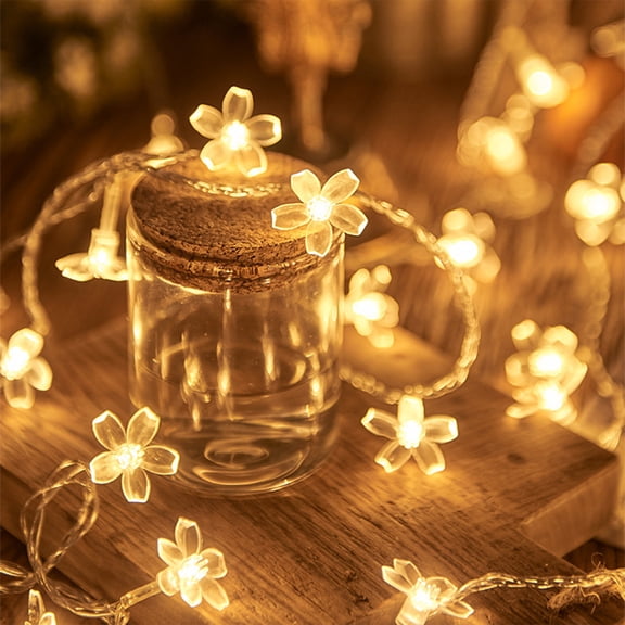 Fairy Lights, String Lights, USB Cherry Blossom LED Lights for Outdoor Indoor Wedding Decor, 1 Pack