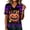Dark Purple -AI25, variant on Women's Halloween Shirts Oversized 2026 Plus Size Cute Funny Pumpkin Ghost Print Tee V Neck Short Sleeve Casual Pullover Tunic Tops Navy 3XL
