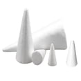 thumbnail image 1 of Conos de espuma de poliestireno 5x formas de cono blanco Sunnimix, 1 of 2