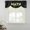 Black, variant on Mathematics Formulas Tie Up Valance Curtains for Windows, Kitchen Curtains Window Treatments, Modern Abstract Art Math Geometric Short Window Shades Valances for Bedroom Bathroom Cafe 54"x18"