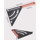 thumbnail image 2 of Escuadra de carpintero, transportador triangular multifuncional, regla triangular plegable, herramienta de marcado de aluminio con lápiz automático y recarga, adecuada, 2 of 5
