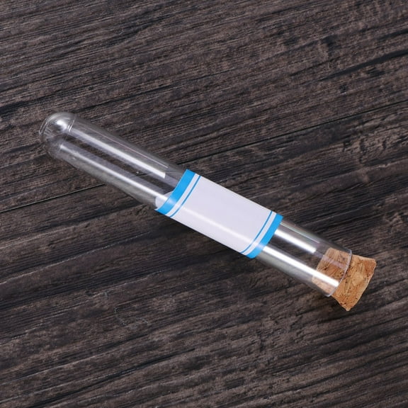 100 Pcs Shots Bottles with Caps Tubes Plastic Test Tube 100pcs