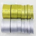 thumbnail image 3 of (25 Yardas/Rollo) Gold And Silver Ribbon Christmas Holiday Gift Box Packaging Celebración Decoraciones, 3 of 4