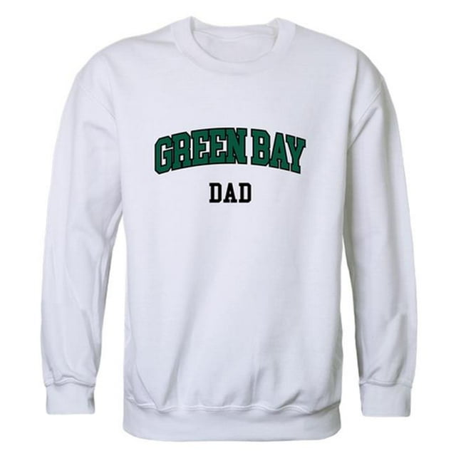 W Republic 562-397-WHT-01 Hommes Wisconsin Green Bay Phoenix Papa Col Rond Polaire&44; Blanc - Petit