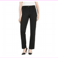 thumbnail image 1 of HILARY RADLEY women Slim Fit Stretch DRESS PANT 12/Black, 1 of 1