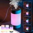 thumbnail image 1 of Jusqu'à 40 % de Réduction sur les Cadeaux Oefntac Humidificateur Coloré USB Humidificateur à Brume Fraîche avec Minuterie 300ml Humidificateur d'Aromathérapie Chambre Bureau Veilleuse d'Aromathérapie, 1 of 9