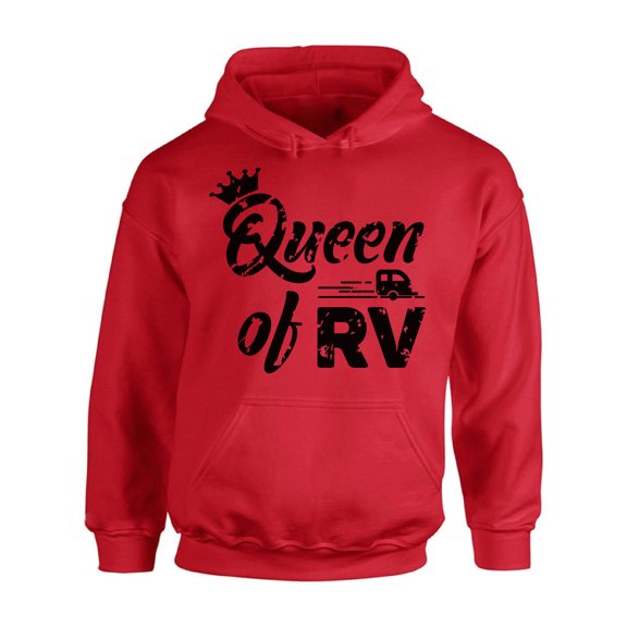 Awkward Styles RV Queen Hoodie for Women RV Queen Sweater RV Clothing for Campers RV Trip Accessories Camping Lovers Gifts Lovely Clothes for Her Camper Cute Ladies Hoodie Sweater for Queens