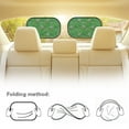 thumbnail image 5 of Yuyamidu Tractor Car Window Shades Green Sun Shade Blocker UV Rays Protection 2 Pcs Back Window Sun Shades for SUV, Trucks, Sedans Washable Car Side Window Shade, 5 of 7