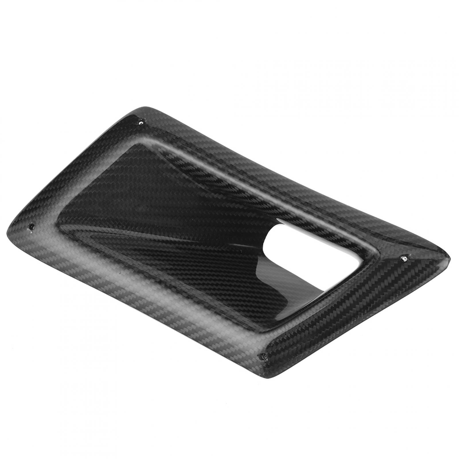 Air Vent Intake Duct, Carbon Fiber Dustproof Front Bumper Air Vents