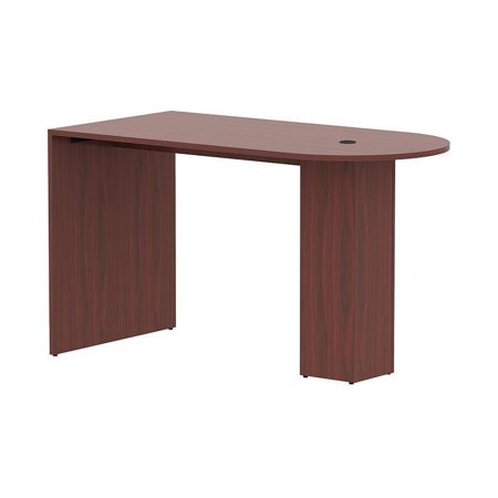 UPC: 0035255695442 | Lorell 69544 Essentials Laminate Peninsula Cafe Table